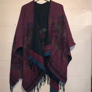 Women's Knit Reversible Shawl